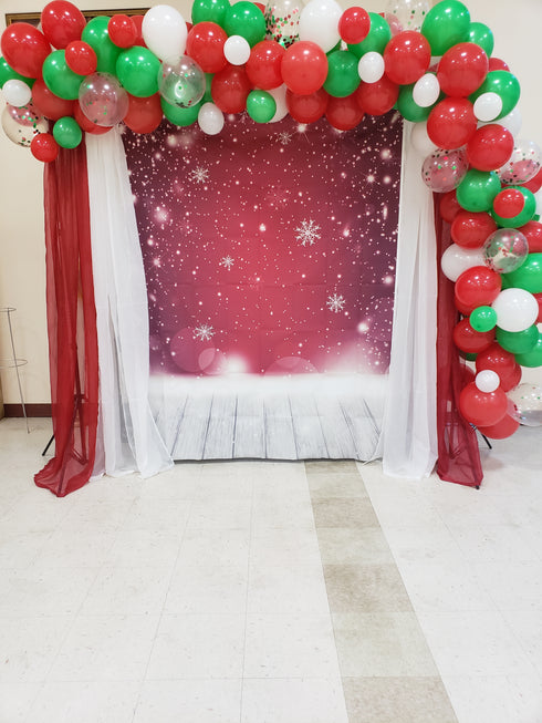 Balloon Garland with Backdrop